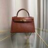Kelly Sellier 20 Style Gold Matte Alligator Gold Hardware