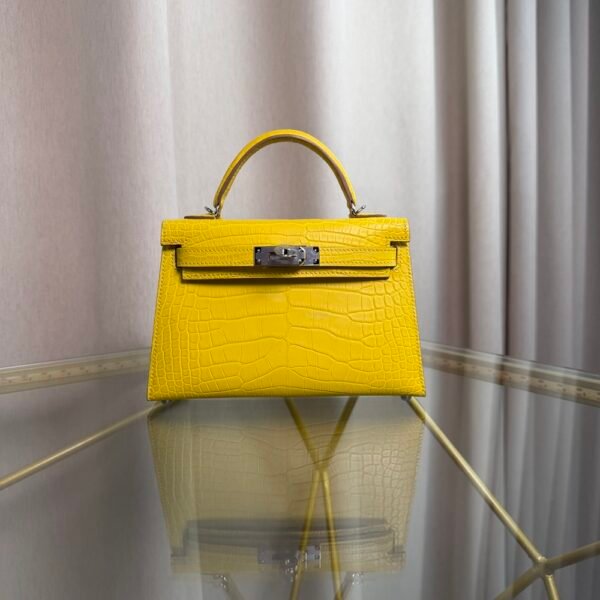 Kelly Sellier 20 Style Mimosa Matte Alligator Palladium Hardware