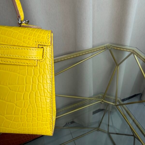 Kelly Sellier 20 Style Mimosa Matte Alligator Palladium Hardware