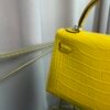 Kelly Sellier 20 Style Mimosa Matte Alligator Palladium Hardware