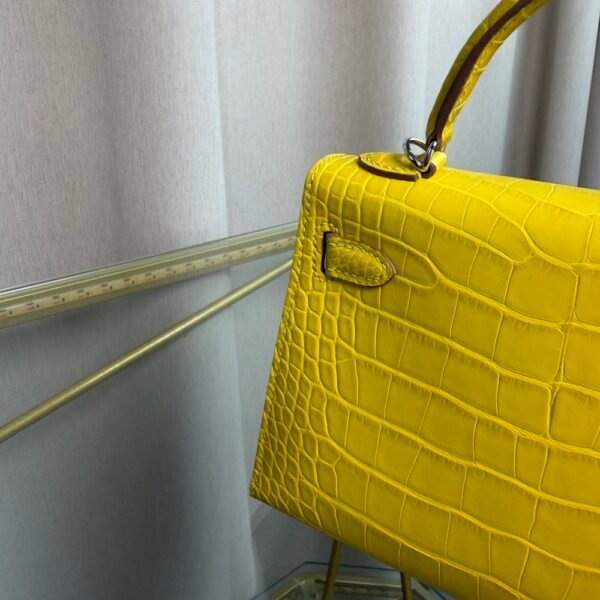 Kelly Sellier 20 Style Mimosa Matte Alligator Palladium Hardware