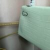 Kelly Sellier 20 Style Vert Peppermint Matte Alligator Palladium Hardware