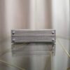 Kelly Sellier 20 Style Gris Perle Matte Alligator Palladium Hardware