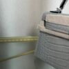 Kelly Sellier 20 Style Gris Perle Matte Alligator Palladium Hardware