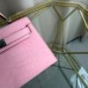Kelly Sellier 20 Style Bubblegum Pink Matte Alligator Palladium Hardware