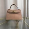 Kelly Sellier 20 Style Chai Matte Alligator Gold Hardware