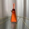 Kelly Sellier 20 Style Orange H Ostrich Palladium Hardware