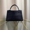 Kelly Sellier 20 Style Bleu Nuit Matte Alligator Palladium Hardware