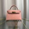Kelly Sellier 20 Style Rose Sakura Ostrich Gold Hardware