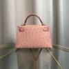 Kelly Sellier 20 Style Rose Sakura Ostrich Gold Hardware