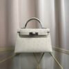 Kelly Sellier 20 Style Champignon Ostrich Palladium Hardware