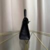 Kelly Sellier 20 Style Black Matte Alligator Palladium Hardware