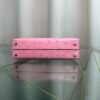 Kelly Sellier 20 Style Ostrich Leather Bag Rose Sakura Palladium Hardware