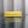 Kelly Sellier 20 Style Ostrich Leather Bag Jaune Citron Gold Hardware