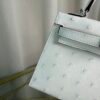 Kelly Sellier 20 Style Nata Ostrich Palladium Hardware