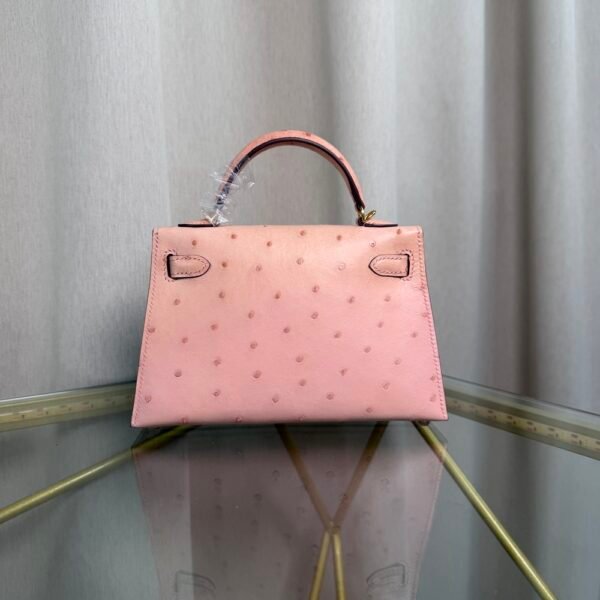 Kelly Sellier 20 Style Terre Cuite Ostrich Gold Hardware