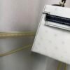 Kelly Sellier 20 Style Nata and Black Ostrich Gold Hardware