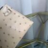 Kelly Sellier 20 Style Biscuit Ostrich Touch Gold Hardware