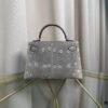 Mini Kelly II Sellier 20 Style Natural Ombré Lizard Palladium Hardware