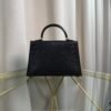 Mini Kelly II Sellier 20 Style Noir Black Lizard Gold Hardware