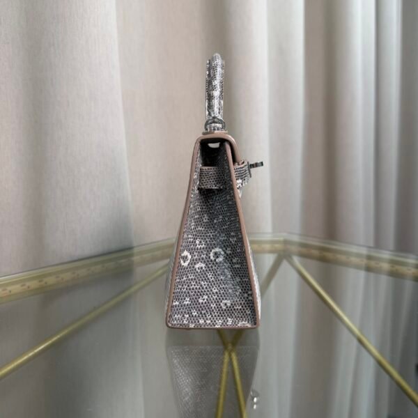 Kelly Sellier 20 Style Ombre Shiny Varanus Salvator Lizard Palladium Hardware Kelly Sellier 20 Style Ombre Shiny Varanus Salvator Lizard Palladium Hardware