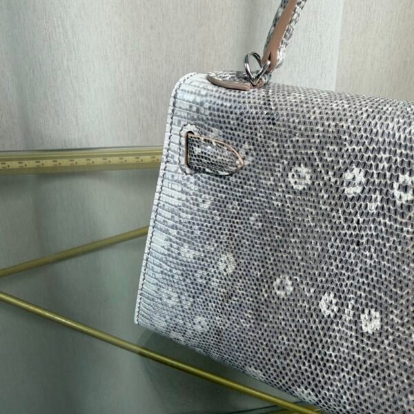 Kelly Sellier 20 Style Ombre Shiny Varanus Salvator Lizard Palladium Hardware Kelly Sellier 20 Style Ombre Shiny Varanus Salvator Lizard Palladium Hardware