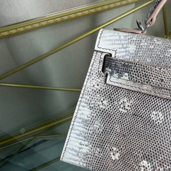 Kelly Sellier 20 Style Ombre Shiny Varanus Salvator Lizard Palladium Hardware Kelly Sellier 20 Style Ombre Shiny Varanus Salvator Lizard Palladium Hardware