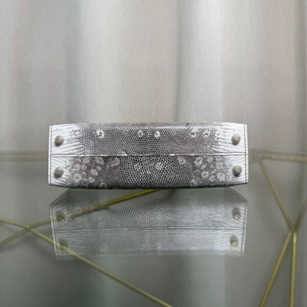 Kelly Sellier 20 Style Ombre Shiny Varanus Salvator Lizard Palladium Hardware Kelly Sellier 20 Style Ombre Shiny Varanus Salvator Lizard Palladium Hardware