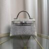 Mini Kelly II Sellier 20 Style Natural Ombré Lizard Palladium Hardware