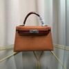 Kelly Sellier 20 Style Gold Madame and Miel Shiny Varanus Lizard Touch Palladium Hardware Kelly Sellier 20 Style Gold Madame and Miel Shiny Varanus Lizard Touch Palladium Hardware