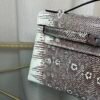 Kelly Pochette StyleNatural Ombré Lizard Palladium Hardware