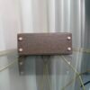 Kelly Sellier 25 Etoupe Madame and Shiny Gris Galaxie Niloticus Crocodile Touch Gold Hardware