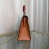 Kelly Sellier 25 Gold Madame and Miel Shiny Niloticus Crocodile Touch Palladium Hardware