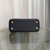 Kelly Retourne 25 Style Black Togo and Shiny Alligator Touch Gold Hardware