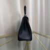 Kelly Retourne 25 Style Black Swift and Shiny Lizard Touch Palladium Hardware