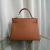 Kelly Retourne 28 Style Gold Togo and Matte Alligator Touch Gold Hardware