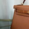 Kelly Retourne 28 Style Gold Togo and Matte Alligator Touch Gold Hardware