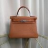 Kelly Retourne 28 Style Gold Togo and Matte Alligator Touch Palladium Hardware