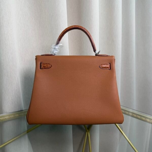 Kelly Retourne 28 Style Gold Togo and Matte Alligator Touch Palladium Hardware