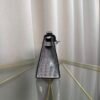Kelly Pochette Style Gris Ciment Shiny Porosus Crocodile Palladium Hardware