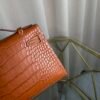 Kelly Pochette Style Fauve Matte Barenia Alligator Palladium Hardware