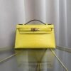 Kelly Pochette Style Jaune Mimosa Matte Alligator Gold Hardware