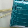 Kelly Pochette Style Vert Jade Shiny Niloticus Crocodile Palladium Hardware Kelly Pochette Style Vert Jade Shiny Niloticus Crocodile Palladium Hardware