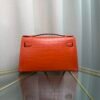 Kelly Pochette Style Orange Matte Niloticus Crocodile Gold Hardware Kelly Pochette Style Orange Matte Niloticus Crocodile Gold Hardware