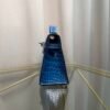 Kelly Pochette Style Bleu Izmir Shiny Niloticus Crocodile Palladium Hardware