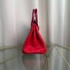 Birkin Retourne 25 Style Rouge Casaque Togo and Shiny Niloticus Crocodile Touch Gold Hardware