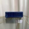 Kelly Pochette Style Bleu Electrique Shiny Porosus Crocodile Palladium Hardware
