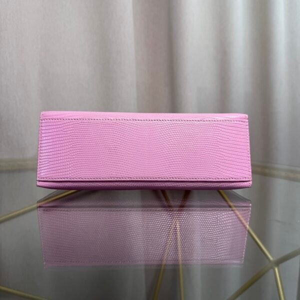 Kelly Pochette Style Rose Sakura Shiny Lizard Palladium Hardware Kelly Pochette Style Rose Sakura Shiny Lizard Palladium Hardware