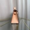 Kelly Pochette Style Beige Shiny Lizard Palladium Hardware
