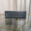 Kelly Pochette Style Bleu Lin Shiny Lizard Palladium Hardware